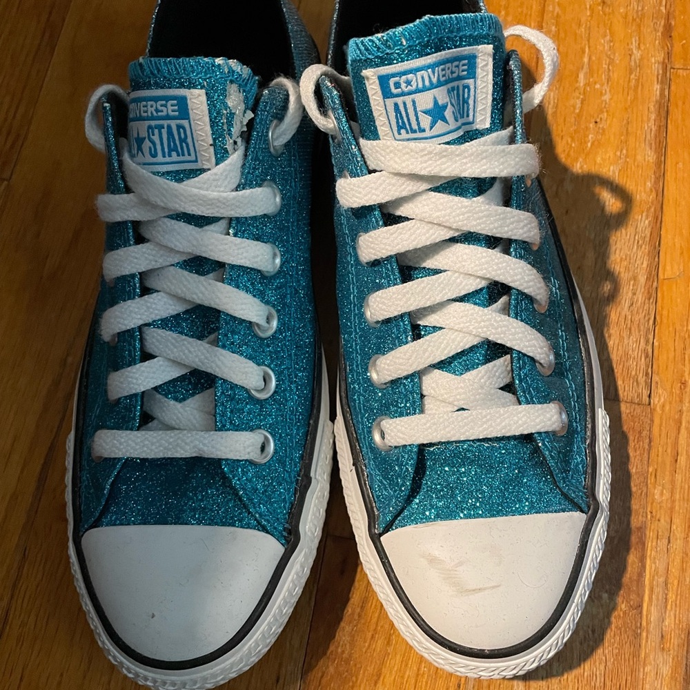 Converse Blue and White Classic Sneakers